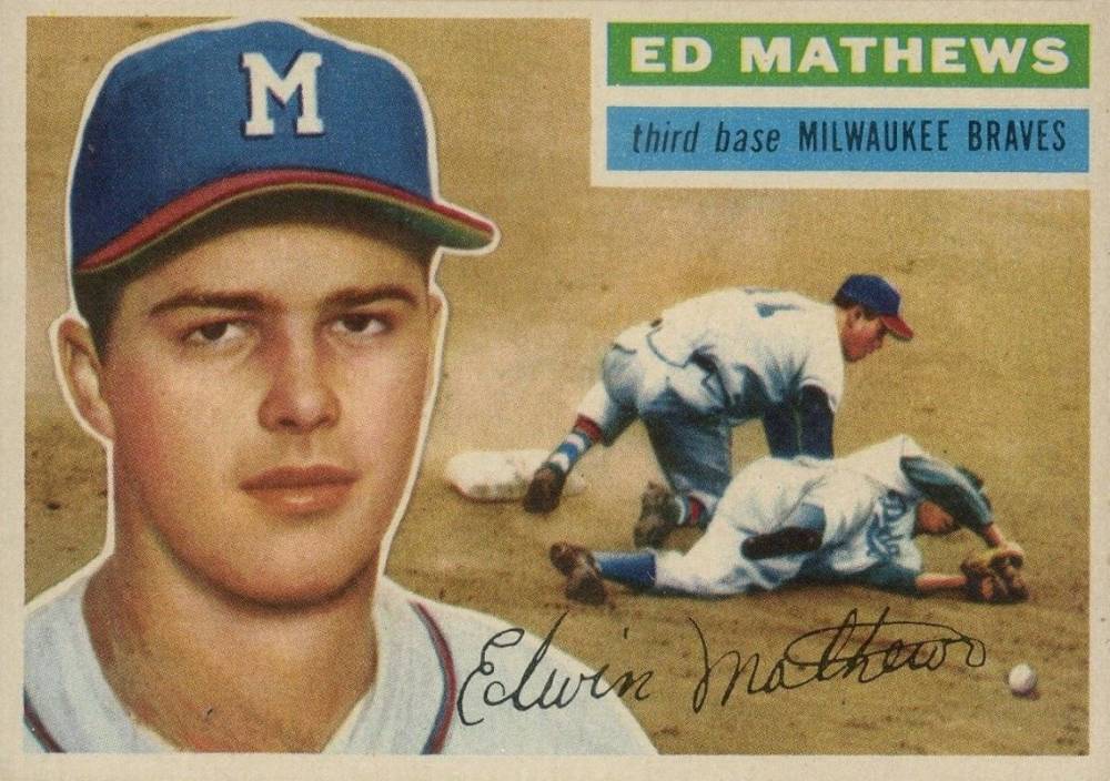 1956 Topps Ed Mathews #107 Baseball Card