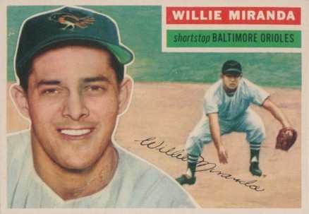 1956 Topps Willie Miranda #103 Baseball Card
