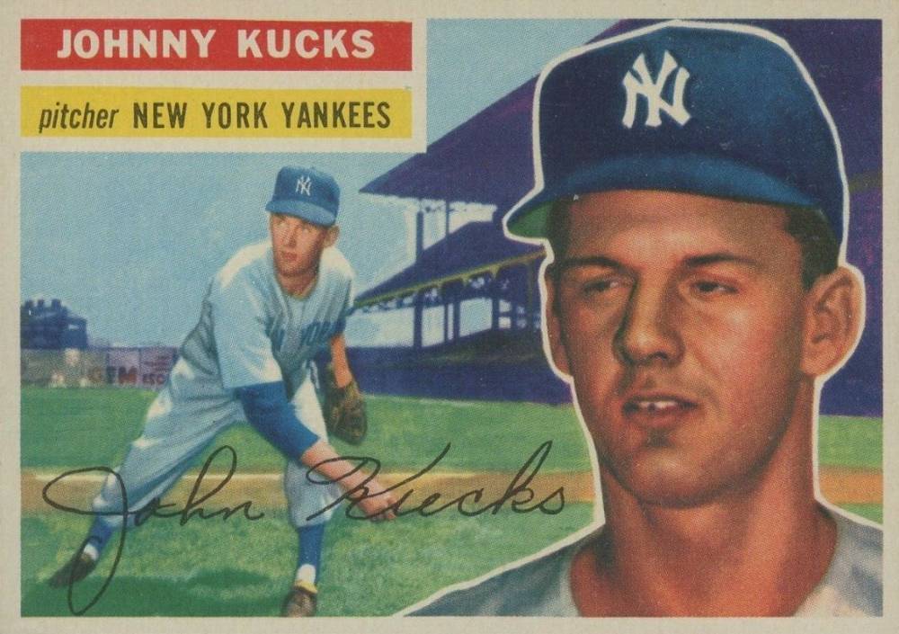 1956 Topps Johnny Kucks #88 Baseball Card