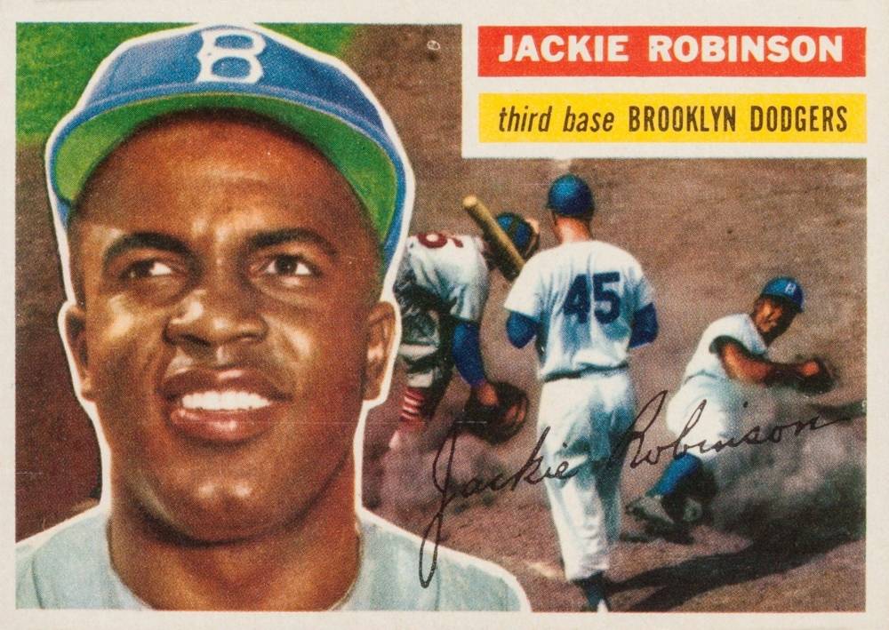 1956 Topps Jackie Robinson #30 Baseball Card