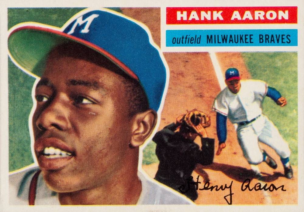 1956 Topps Hank Aaron #31g Baseball Card