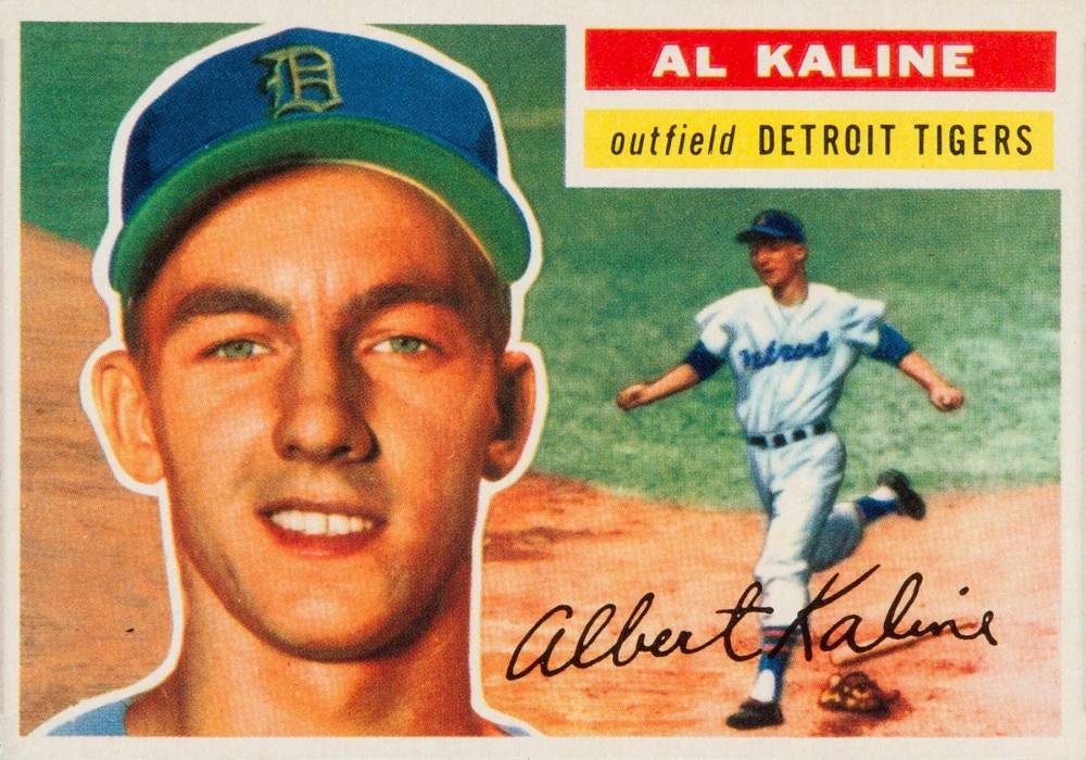 1956 Topps Al Kaline #20g Baseball Card