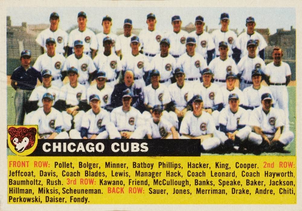 1956 Topps Chicago Cubs #11wL Baseball Card