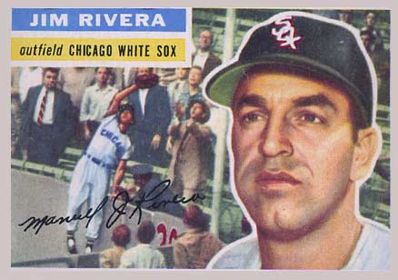 1956 Topps Jim Rivera #70 Baseball Card