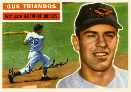 1956 Topps Gus Triandos #80 Baseball Card