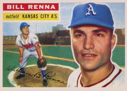 1956 Topps Bill Renna #82 Baseball Card