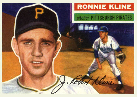 1956 Topps Ronnie Kline #94 Baseball Card