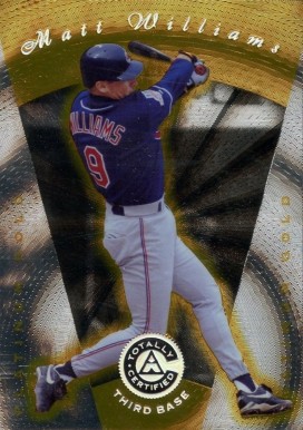 1997 Pinnacle Totally Certified Matt Williams #3 Baseball Card