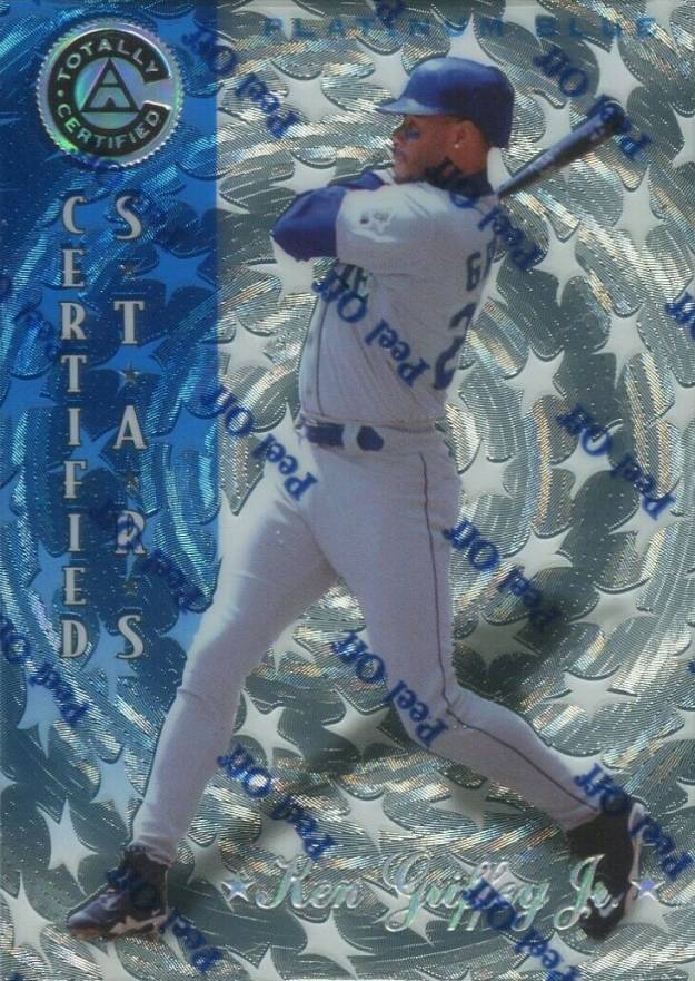 1997 Pinnacle Totally Certified Ken Griffey Jr. #136 Baseball Card