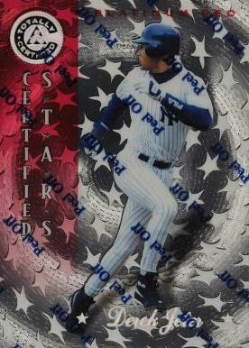 1997 Pinnacle Totally Certified Derek Jeter #141 Baseball Card
