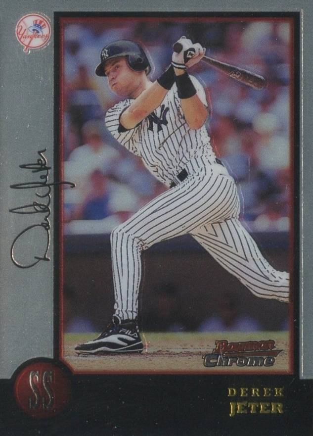 1998 Bowman Chrome Derek Jeter #224 Baseball Card