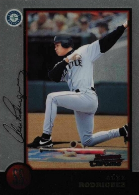 1998 Bowman Chrome Alex Rodriguez #232 Baseball Card