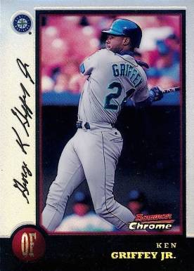 1998 Bowman Chrome Ken Griffey Jr. #33 Baseball Card