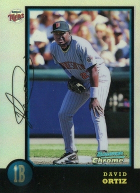 1998 Bowman Chrome David Ortiz #71 Baseball Card