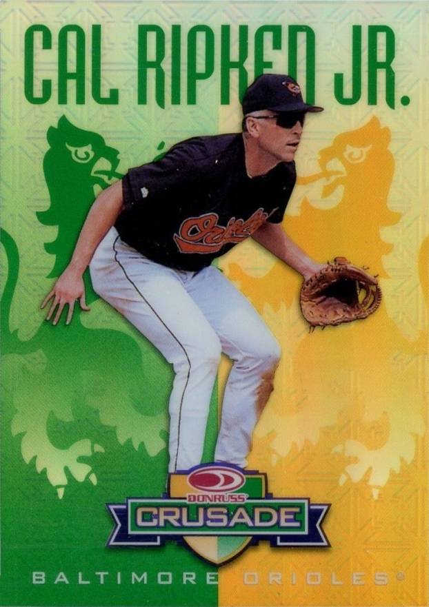 1998 Donruss Crusade Cal Ripken Jr. #8 Baseball Card