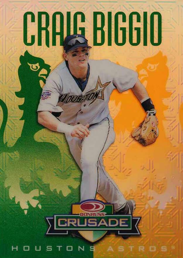 1998 Donruss Crusade Craig Biggio #78 Baseball Card