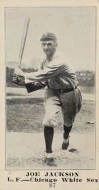 1916 Standard Biscuit Joe Jackson #87 Baseball Card