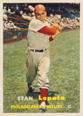 1957 Topps Stan Lopata #119 Baseball Card