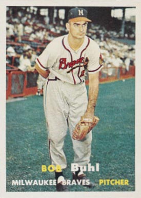 1957 Topps Bob Buhl #127 Baseball Card