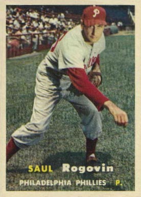 1957 Topps Saul Rogovin #129 Baseball Card