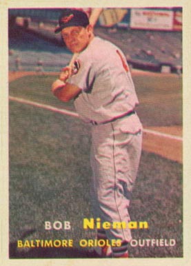 1957 Topps Bob Nieman #14 Baseball Card
