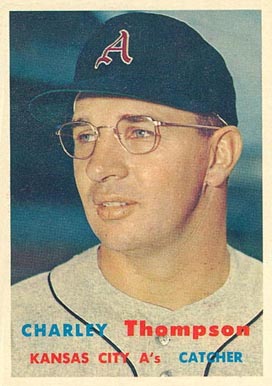 1957 Topps Charley Thompson #142 Baseball Card