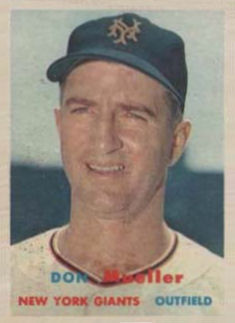 1957 Topps Don Mueller #148 Baseball Card