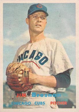 1957 Topps Jim Brosnan #155 Baseball Card