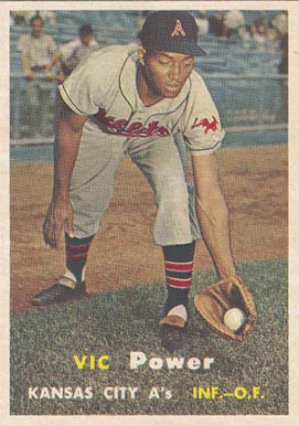 1957 Topps Vic Power #167 Baseball Card