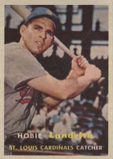 1957 Topps Hobie Landrith #182 Baseball Card