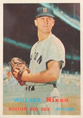1957 Topps Willard Nixon #189 Baseball Card