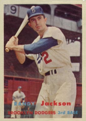 1957 Topps Randy Jackson #190 Baseball Card
