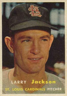 1957 Topps Larry Jackson #196 Baseball Card