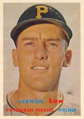 1957 Topps Vernon Law #199 Baseball Card