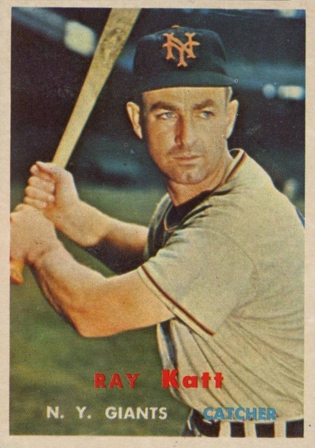 1957 Topps Ray Katt #331 Baseball Card