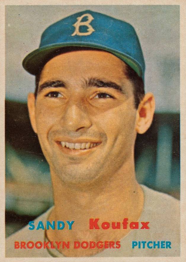 1957 Topps Sandy Koufax #302 Baseball Card