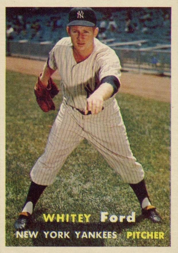 1957 Topps Whitey Ford #25 Baseball Card