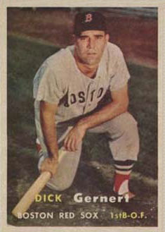 1957 Topps Dick Gernert #202 Baseball Card