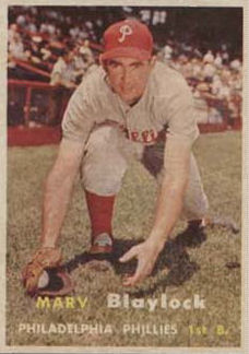 1957 Topps Marv Blaylock #224 Baseball Card