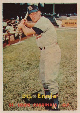 1957 Topps Del Ennis #260 Baseball Card