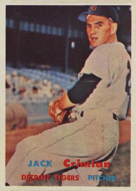 1957 Topps Jack Crimian #297 Baseball Card