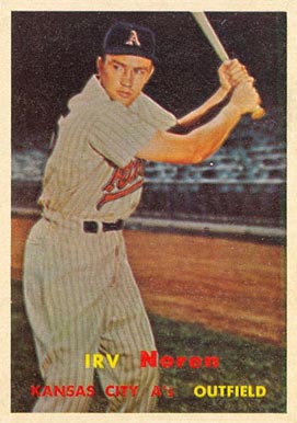 1957 Topps Irv Noren #298 Baseball Card