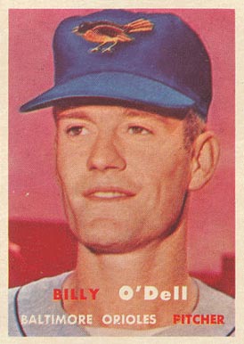 1957 Topps Billy O'Dell #316 Baseball Card