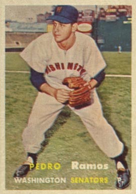 1957 Topps Pedro Ramos #326 Baseball Card