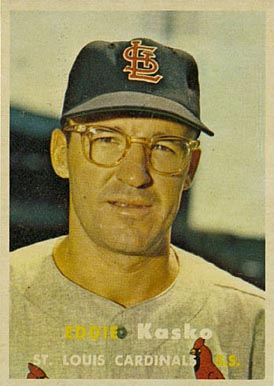 1957 Topps Eddie Kasko #363 Baseball Card