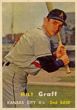 1957 Topps Milt Graff #369 Baseball Card
