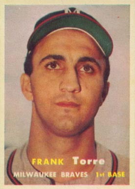 1957 Topps Frank Torre #37 Baseball Card