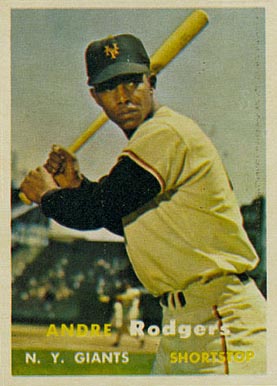 1957 Topps Andre Rodgers #377 Baseball Card