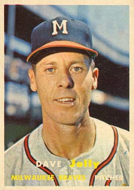 1957 Topps Dave Jolly #389 Baseball Card