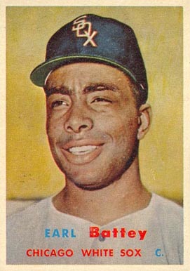 1957 Topps Earl Battey #401 Baseball Card